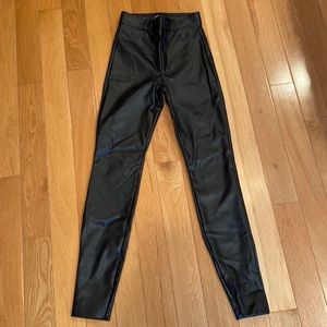 Brand new! Zara leather pants XS